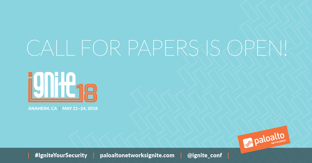 Want to Present at Ignite 2018? Call for Papers Is Open!
