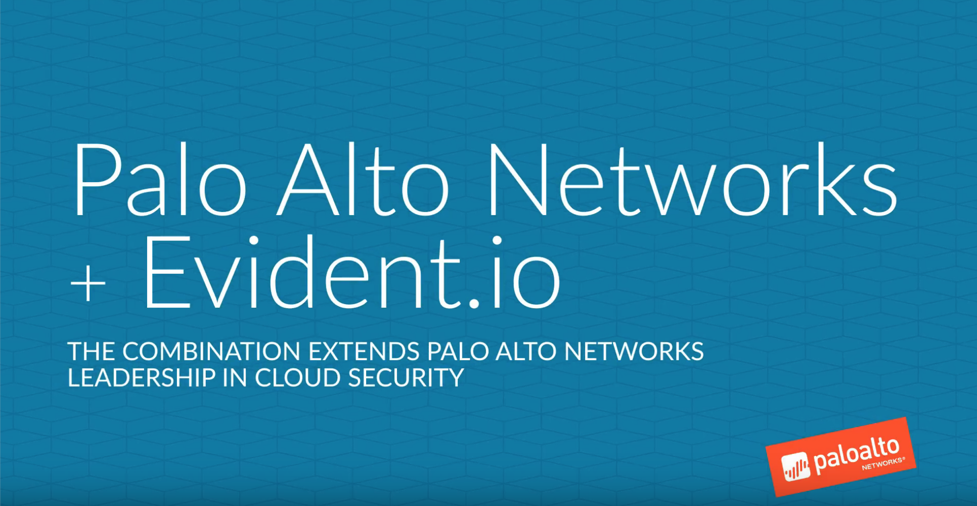 歡迎 Evident.io 的加入！讓雲安全跟上研發營運的速度